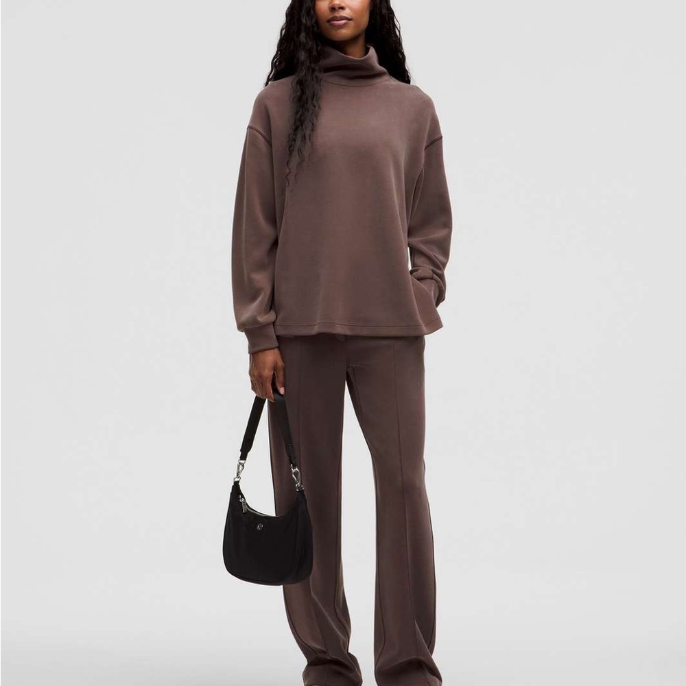 lululemon athletica Chocolate Brown Turtleneck Sweater - Picture 2 of 13